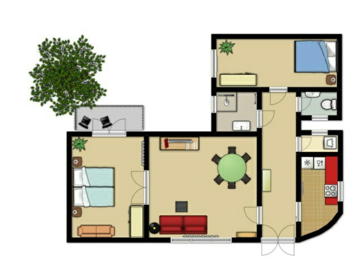 3 Room Apartment In The Beautiful Street 부다페스트 외부 사진